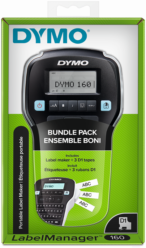 Märkmaskin DYMO LM160 + 3 Tape