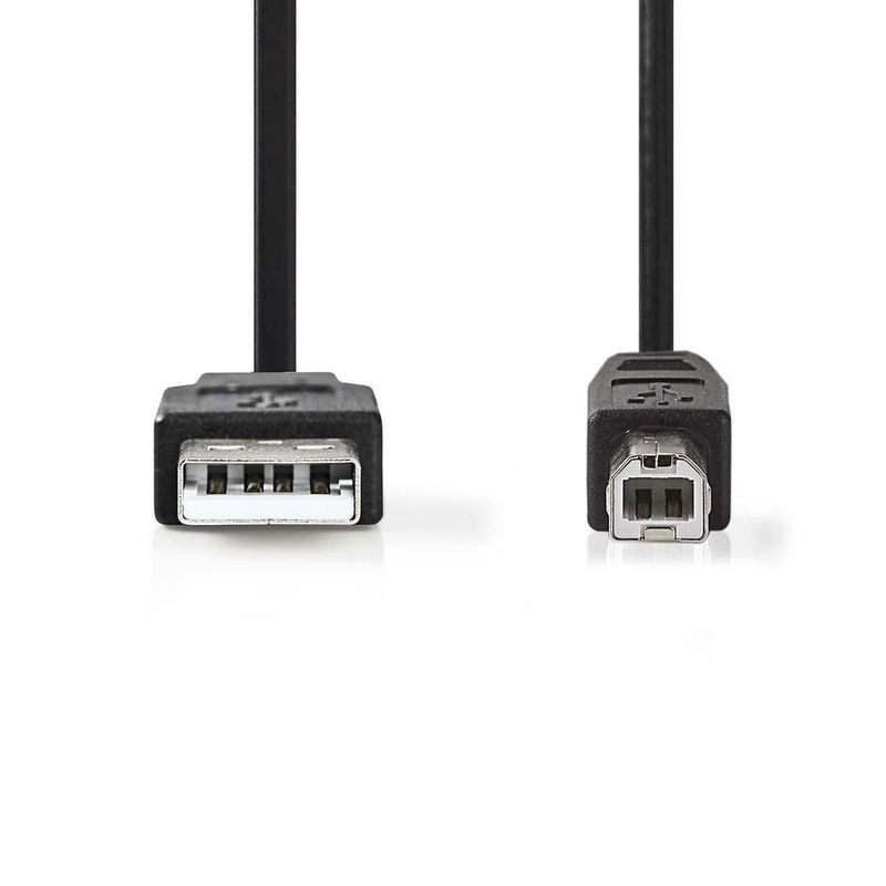 Kabel NEDIS USB 2.0 A-B 5m svart
