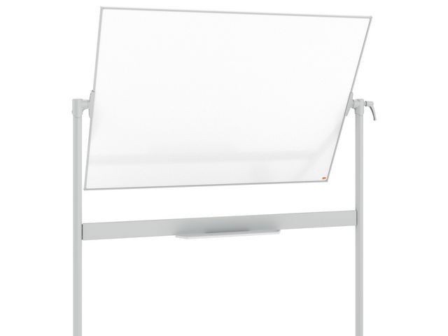 Whiteboard dubbelsidig mobil NOBO emalj 90x120cm