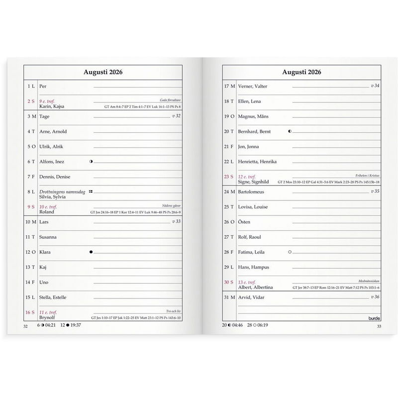 Sveriges Almanacka 2026