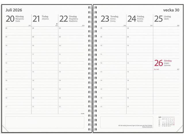 Kalender 25/26 Study A5 stone