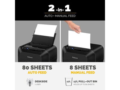 Dokumentförstörare FELLOWES AutoMax 80M P-4
