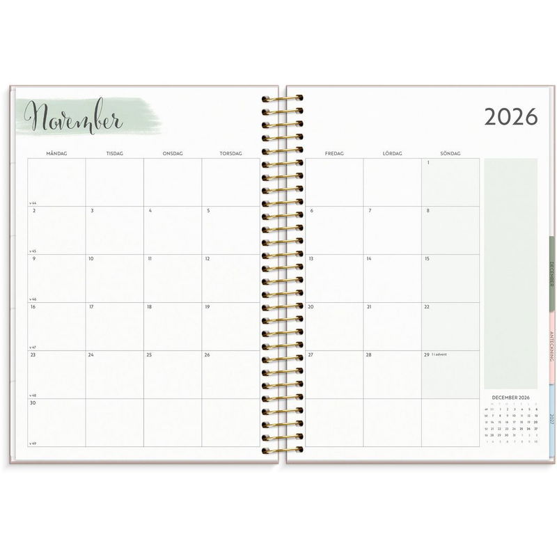Life Organizer 2026 rosa