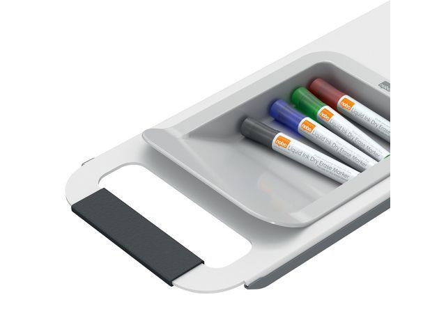Whiteboard NOBO MoveMeet Mobil grå