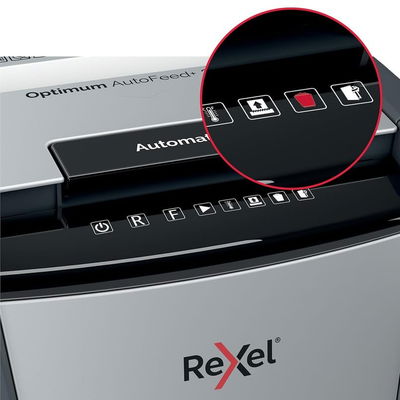 Dokumentförstörare Rexel Optimum AutoFeed+ 300M P5