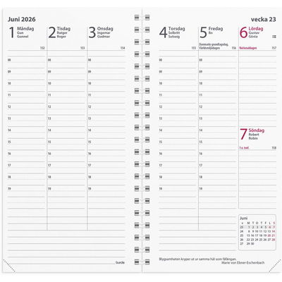 Kalender Interplano II refill 2026