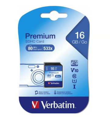 Minneskort Verbatim SD 16GB