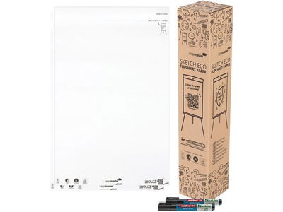 Blädderblock Sketch Eco Olinjerat 5x20st