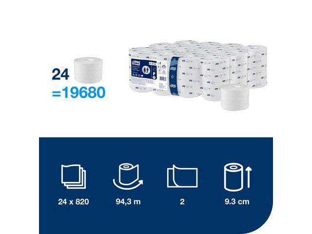 Toalettpapper TORK Adv T7 2-lag 24/krt