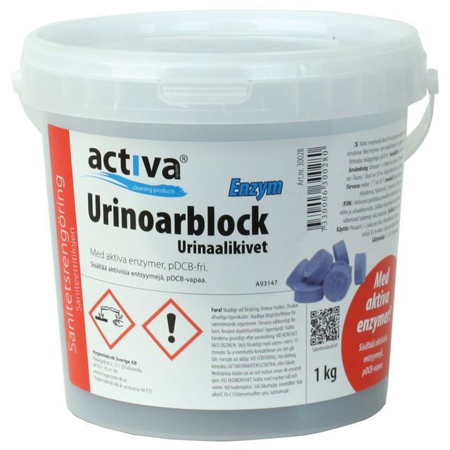 Urinoarblock Activa Bio Enzym (ca 50 st),  1kg