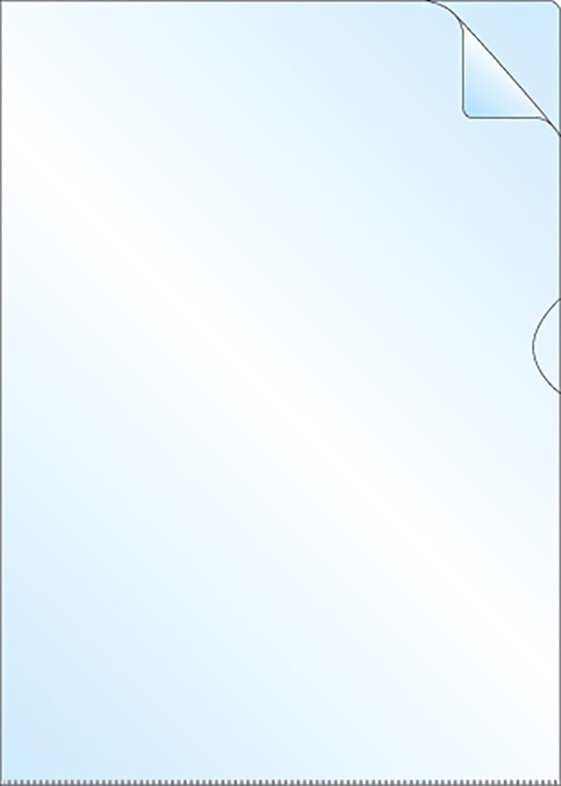 Aktmapp A5 PP 0,12 klar, 100 st/fp