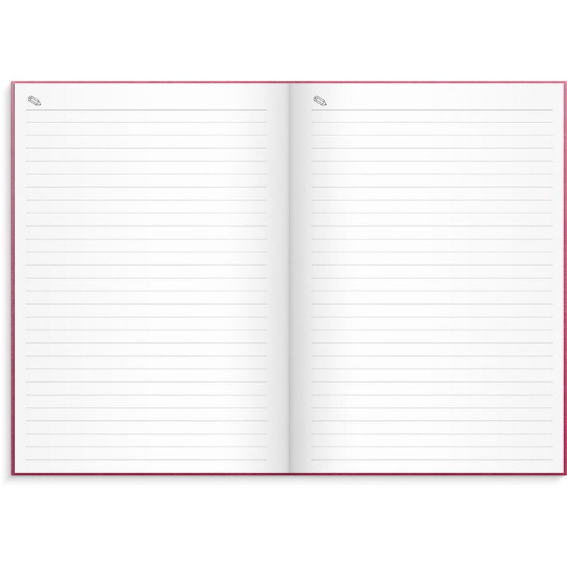 Kalender Weekly A5 2026 konstläder inbunden rosa