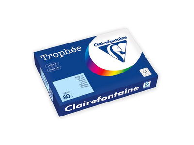 Kopieringspapper TROPHEÉ A4 80g oh ljusblå 500/fp