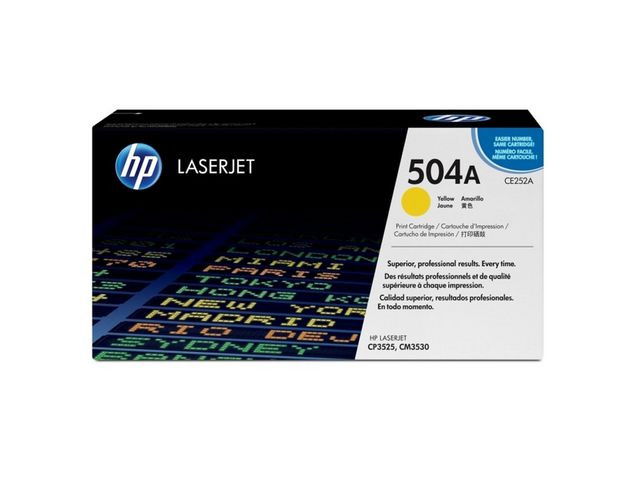 Toner HP CE252A 504A 7K gul Toner HP CE252A 504A 7K gul