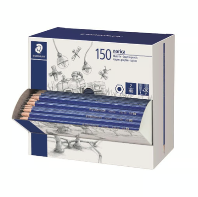 Blyertspenna Staedtler Norica 130 HB, 150/fp