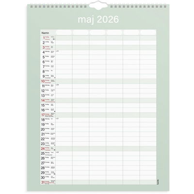 Familjekalendern Praktisk 2026