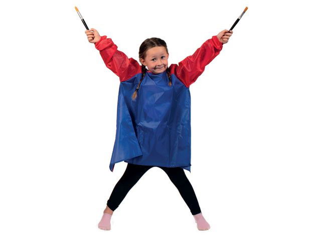 Förkläde med ärmar 3-5 år, längd 57cm