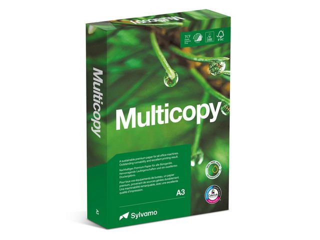 Kopieringspapper MULTICOPY A3 160g oh 250/fp