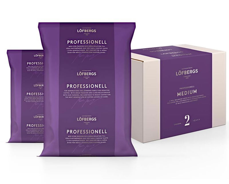 Kaffe Löfbergs Medium 125g, 48 st/krt