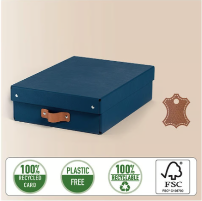 Förvaringslåda Leitz Puro 8L blå, 2/fp