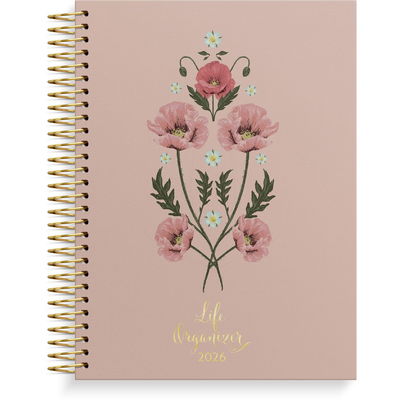 Life Organizer 2026 rosa