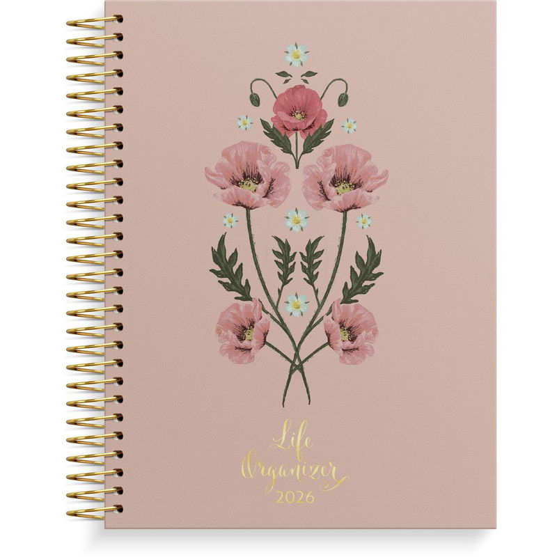 Life Organizer 2026 rosa