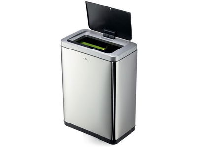 Papperskorg med sensor NO TOUCH 2x20L