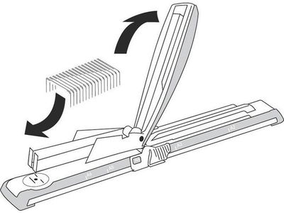 Häftapparat LEITZ 5560 lång arm svart