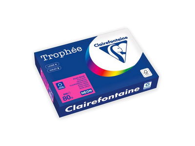 Kopieringspapper TROPHEÉ A4 80g oh neonros 500/fp