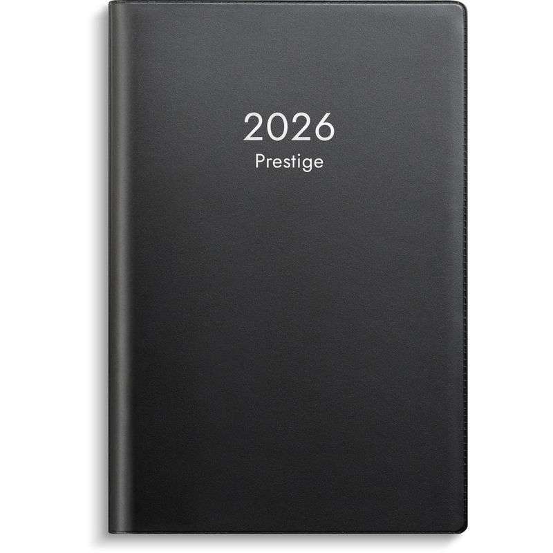Kalender Prestige 2026 plast svart