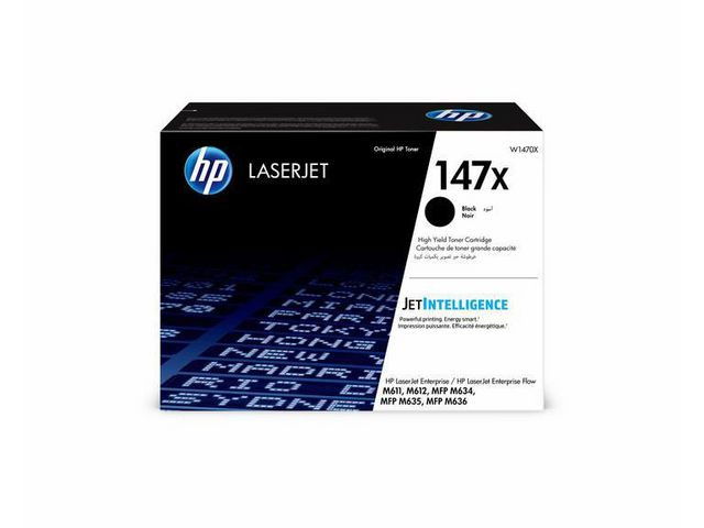Toner HP W1470X 147X 25,2K svart Toner HP W1470X 147X 25,2K svart