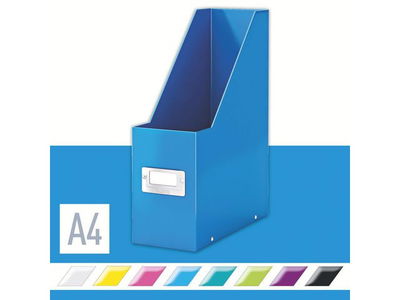 Tidskriftssamlare ClicknStore A4 blå
