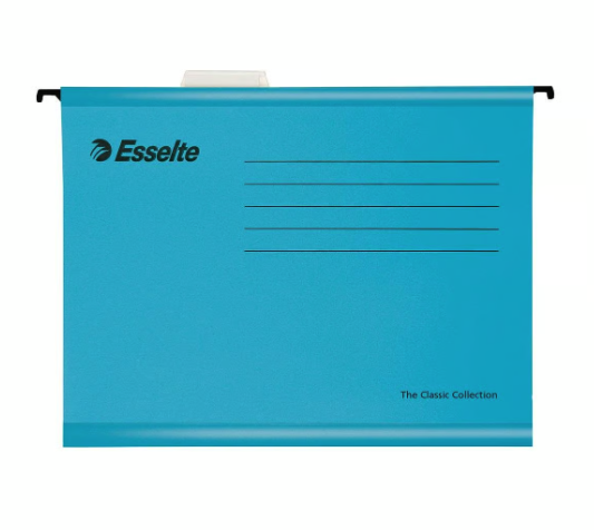 Hängmapp Esselte Standard Blå A4, 25/fp