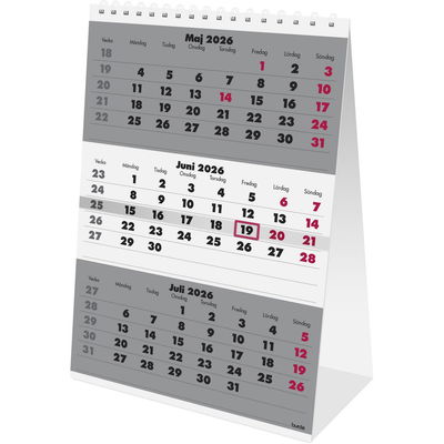 Bordskalender Triplaner 2026