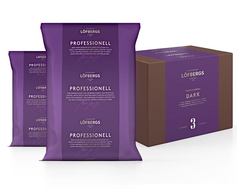 Kaffe Löfbergs Espresso Grande Automat 1000g, 6 st/fp