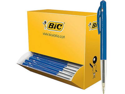 Kulpenna BIC Clic M10 1,0 blå, 100/fp