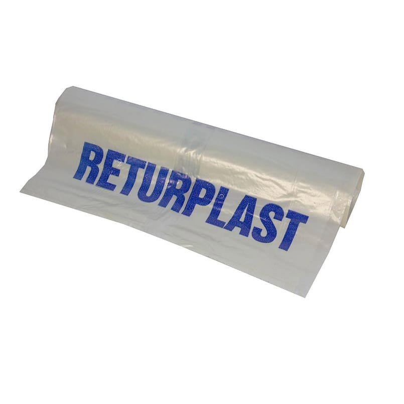 Sopsäck LDPE Knyt 240L 50my Transparent, 10 st/rulle