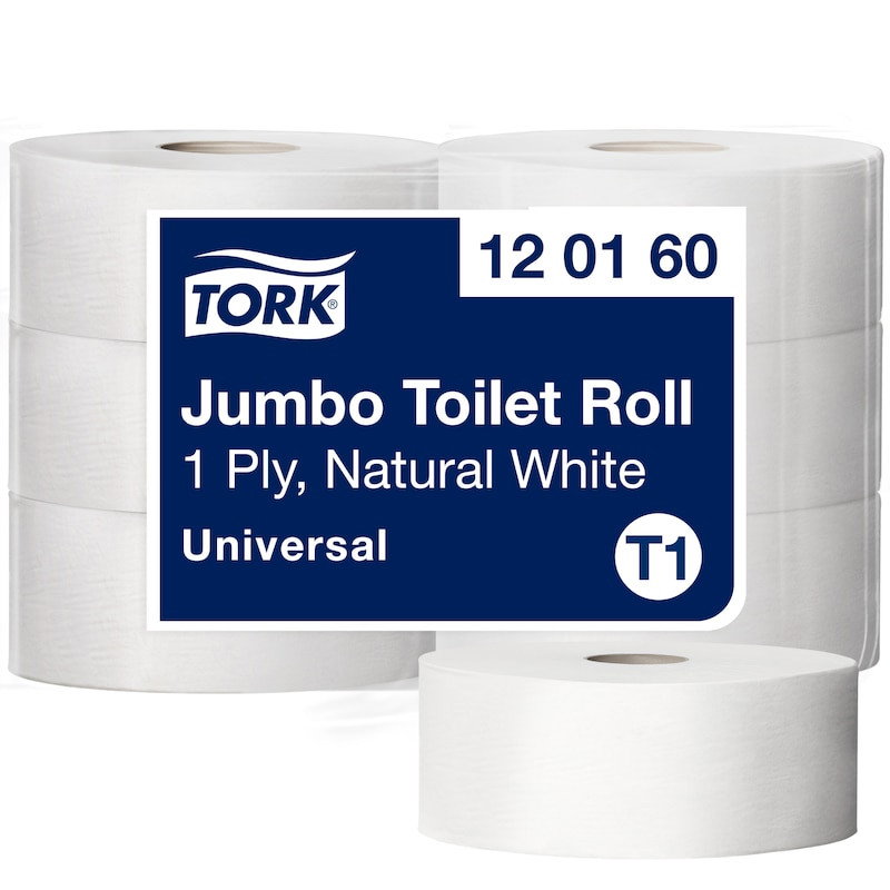 Toalettpapper Tork T1 Jumbo Universal 1-lg, 6/fp