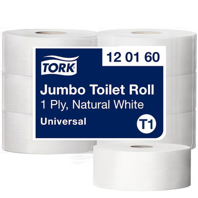 Toalettpapper Tork T1 Jumbo Universal 1-lg, 6/FP Toalettpapper Tork T1 Jumbo Universal 1-lg, 6/FP