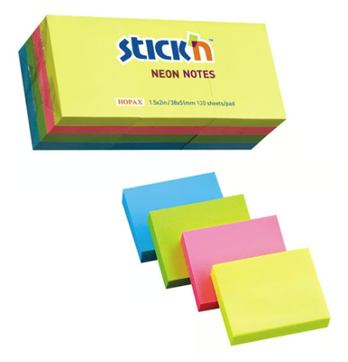 Notisar Info Notes Brilliant Mix 40x50mm, 12 st/fp