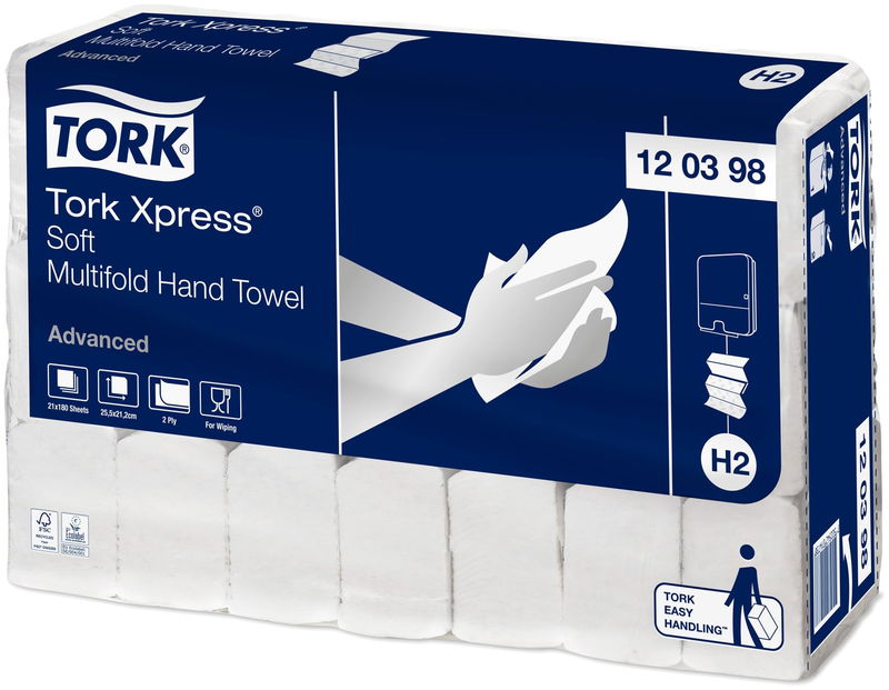 Handduk TORK Universal H2 Xpress 3780/fp