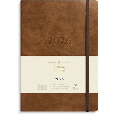 Kalender Agency Forma Deluxe 2026 brun