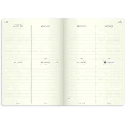 Kalender Weekly Deluxe 2026