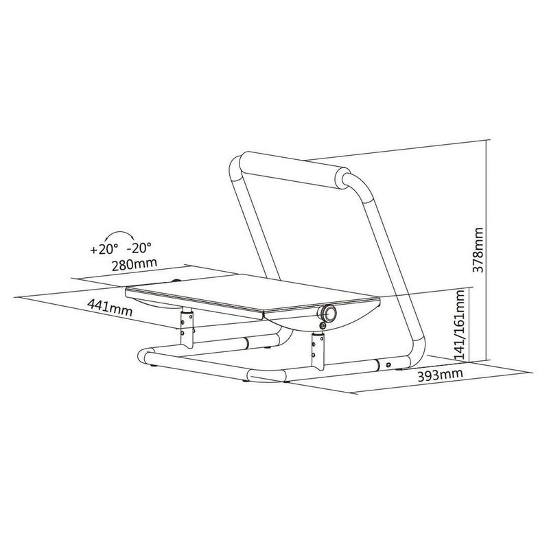 Fotstöd Sun-Flex Relax Svart
