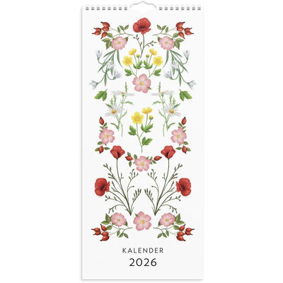 Väggkalender Lilla Blomsterkalender 2026