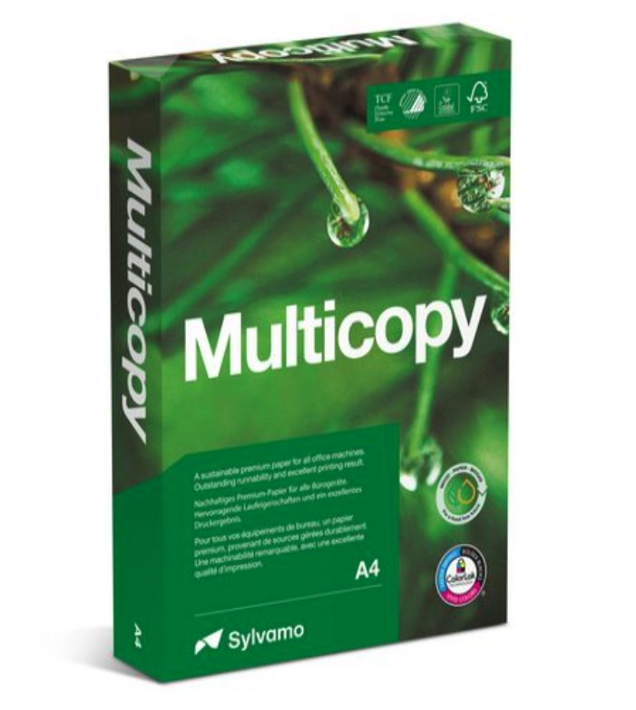 Kopieringspapper MultiCopy A4 115g Ohålat, 400/fp