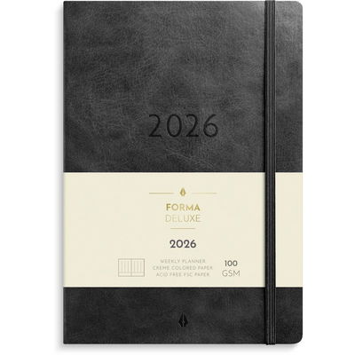 Kalender Agency Forma Deluxe 2026 svart