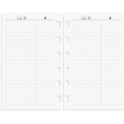 Compact Systemkalender 2026 konstläder svart