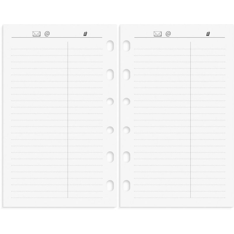 Compact Systemkalender 2026 konstläder svart