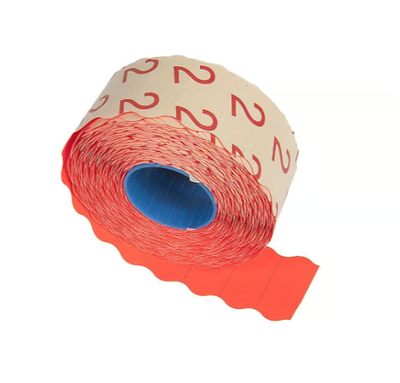 Etikett Prismärkning G2 röd 26 x 16 mm